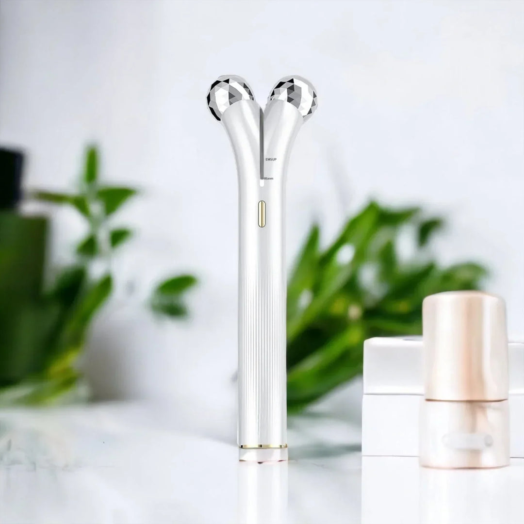 Pure Derma EMS microcurrent facial toning wand on a clean white background