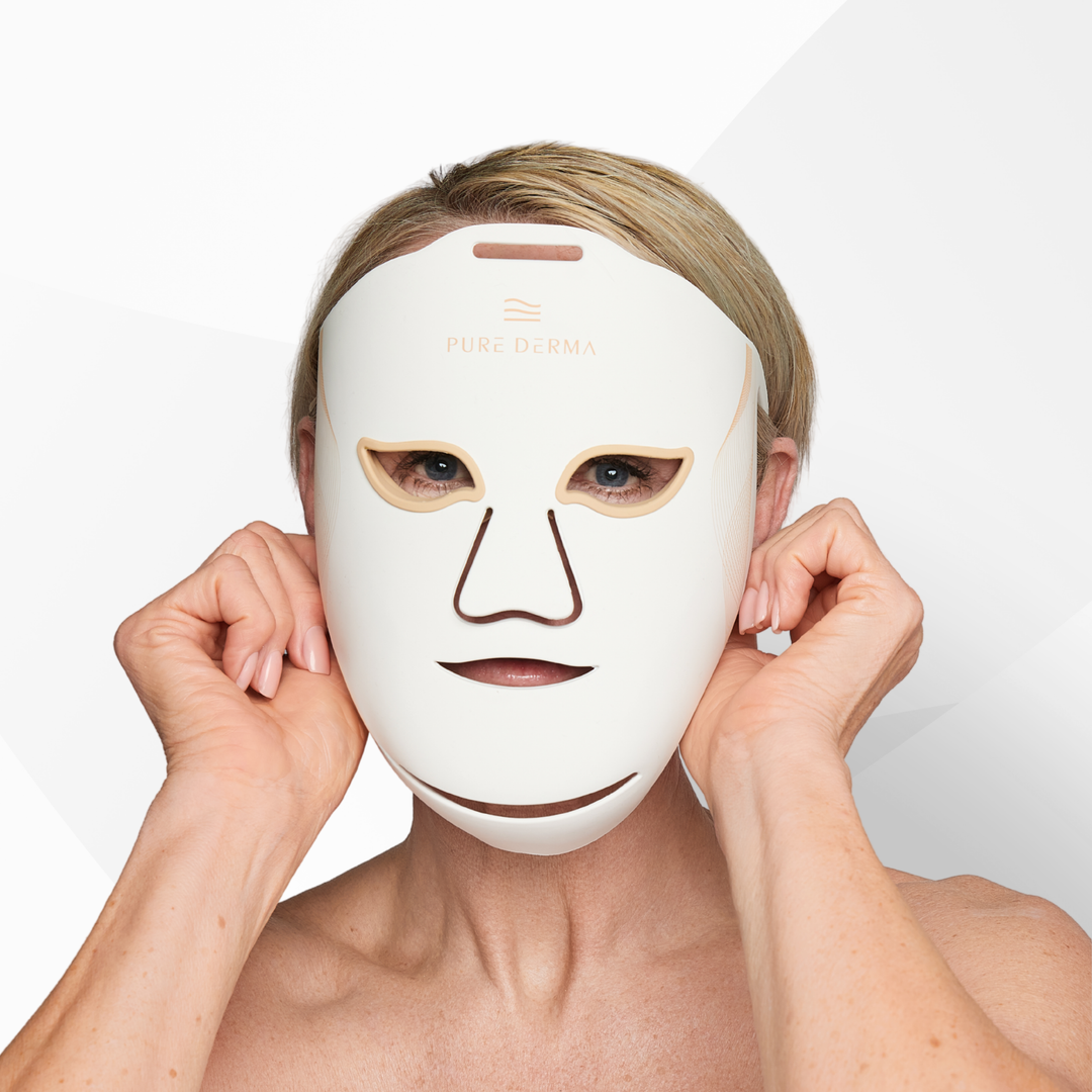 full face led light therapy face mask