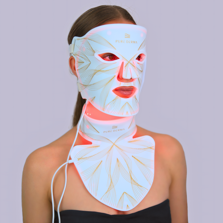 LED Light Therapy Face, Neck & Décolletage Mask