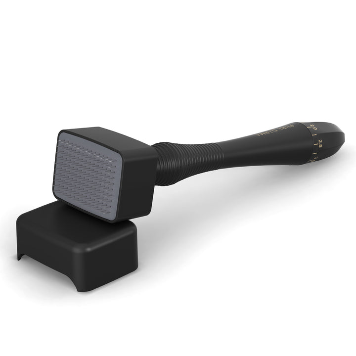 derma stamp showing microneedles black