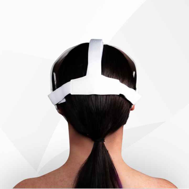 back of the luminage led light therapy face mask
