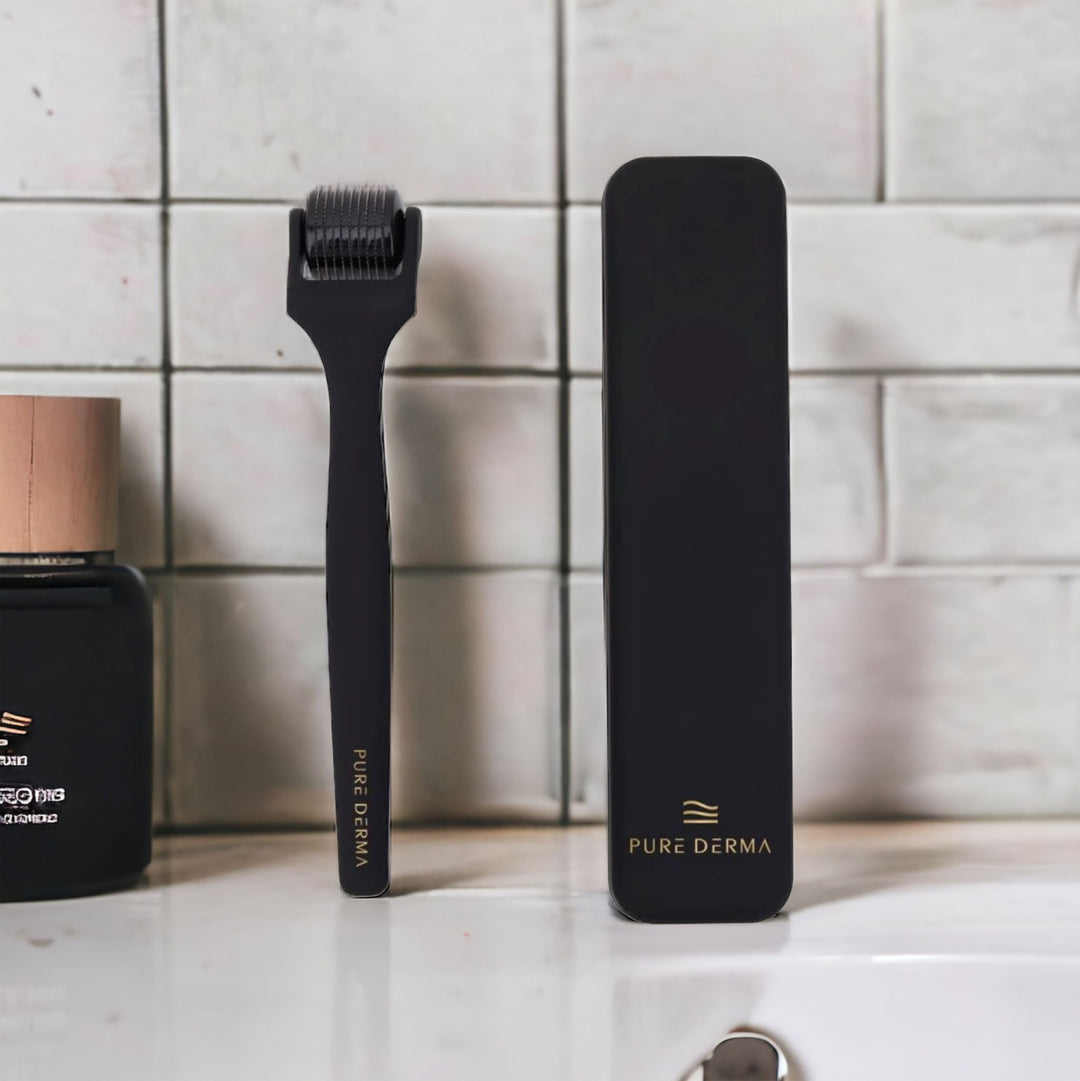 Pure Derma London Skin Care Black Hair & Beard Derma Roller