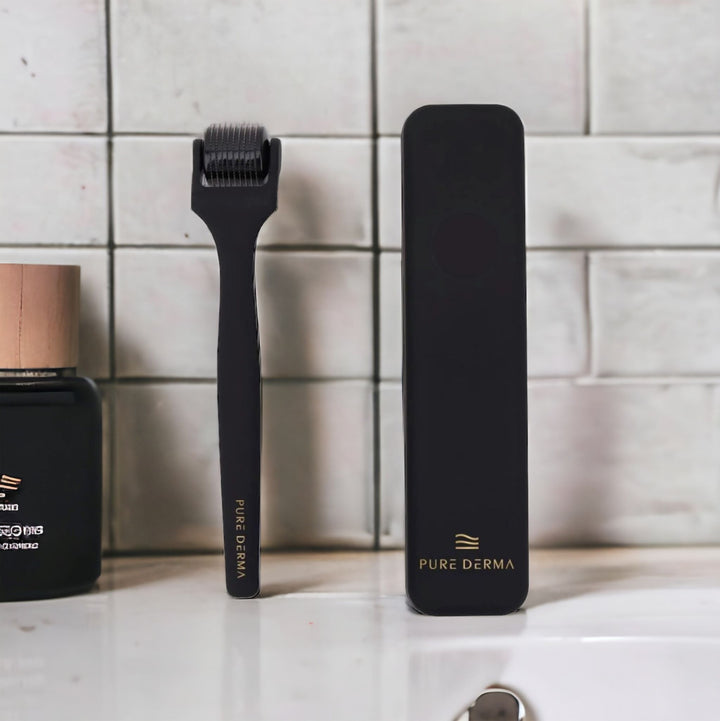 Pure Derma London Skin Care Black Hair & Beard Derma Roller