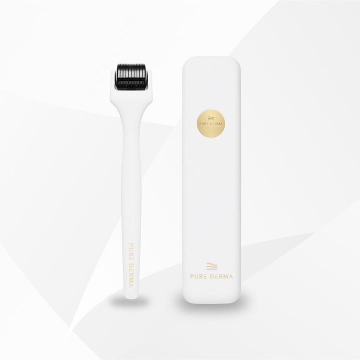 Pure Derma London Skin Care Derma Roller with 540 Medical Grade Titanium Microneedles