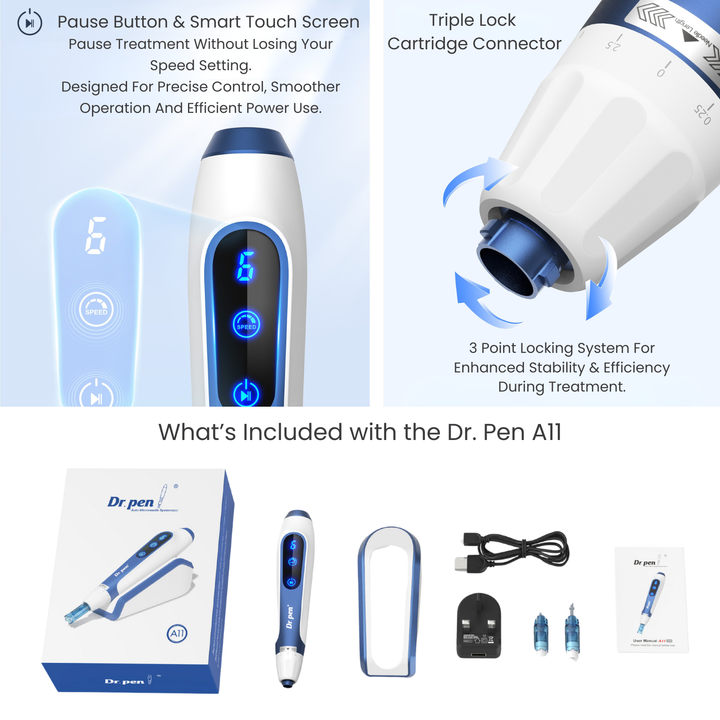 Pure Derma London Skin Care Genuine Dr. Pen A11 Microneedling Dermapen