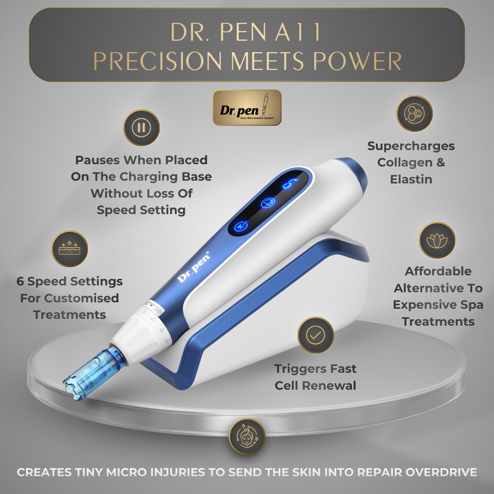Pure Derma London Skin Care Genuine Dr. Pen A11 Ultima Pro Microneedling Pen