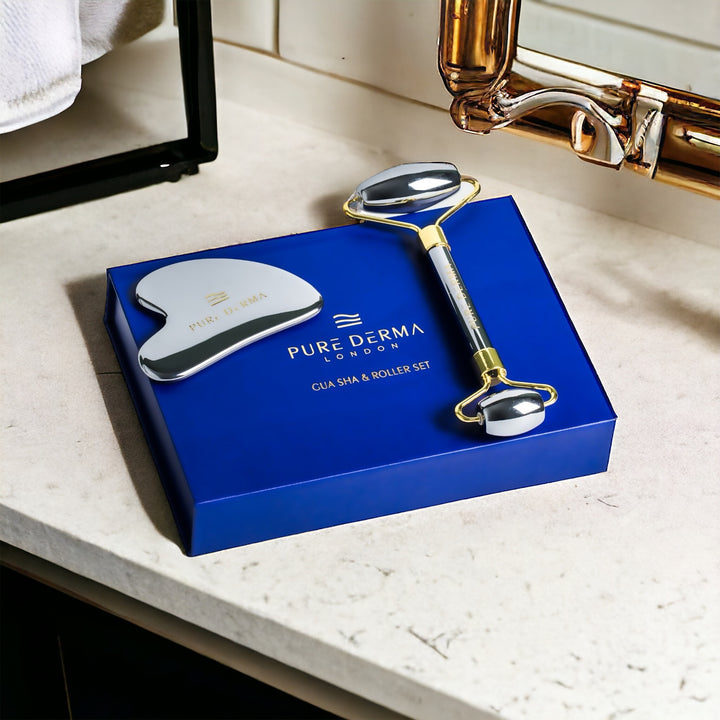 Pure Derma London Skin Care Gua Sha & Face Roller