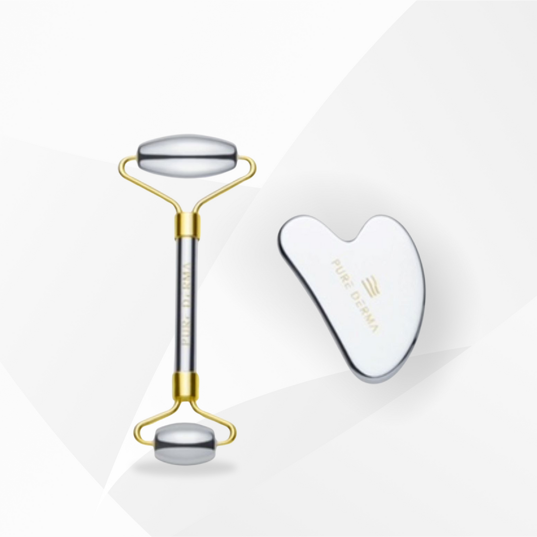 Pure Derma London Skin Care Gua Sha & Face Roller