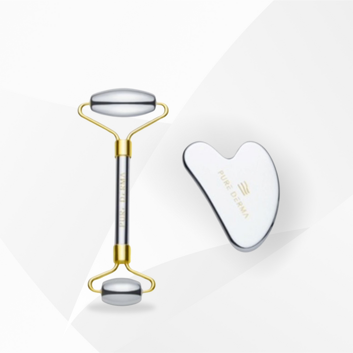 Pure Derma London Skin Care Gua Sha & Face Roller