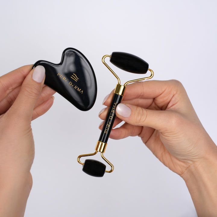 Pure Derma London Skin Care Gua Sha & Face Roller