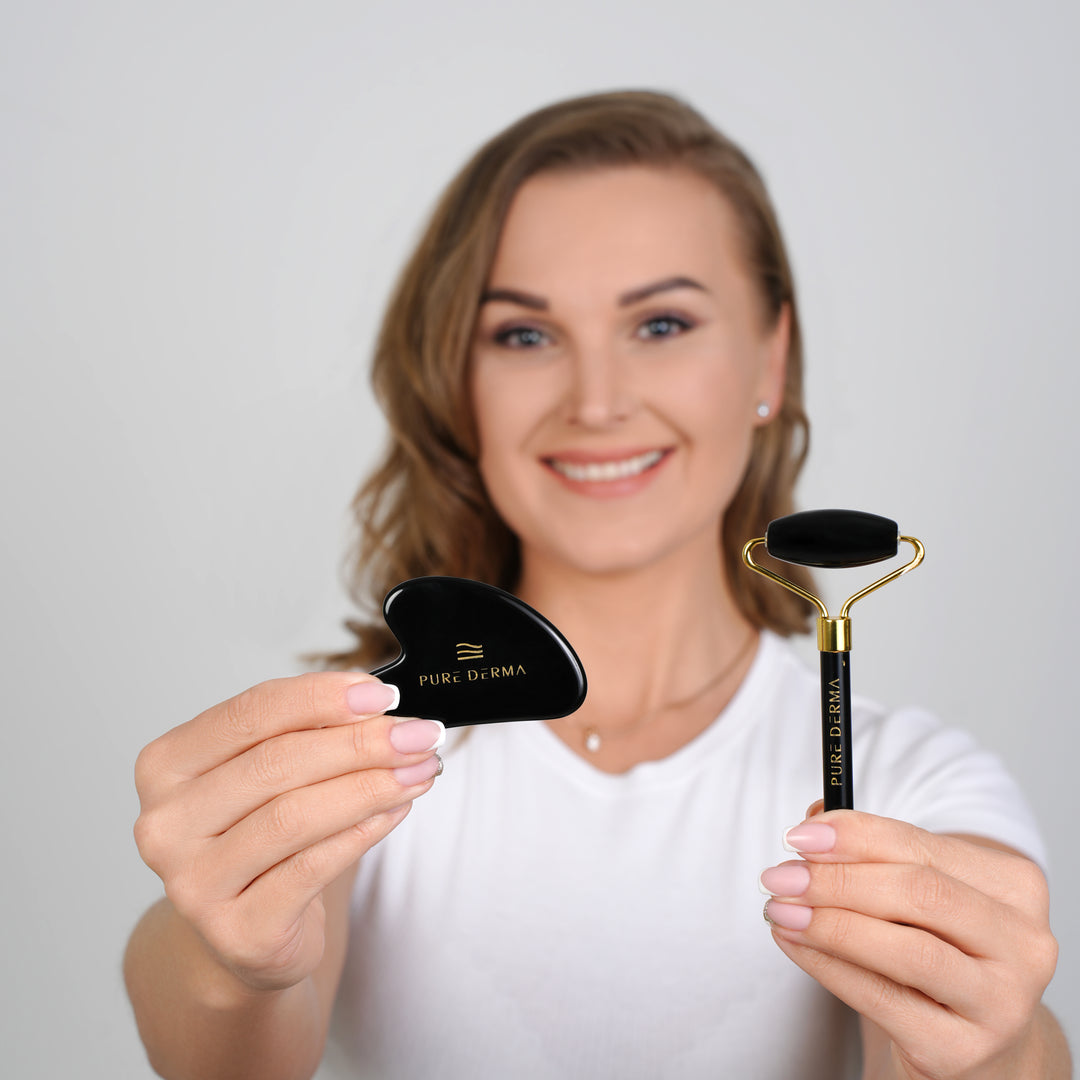 Pure Derma London Skin Care Gua Sha & Face Roller