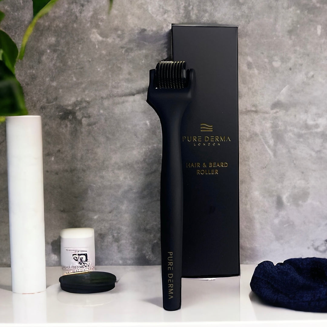 Pure Derma London Skin Care Hair & Beard Derma Roller