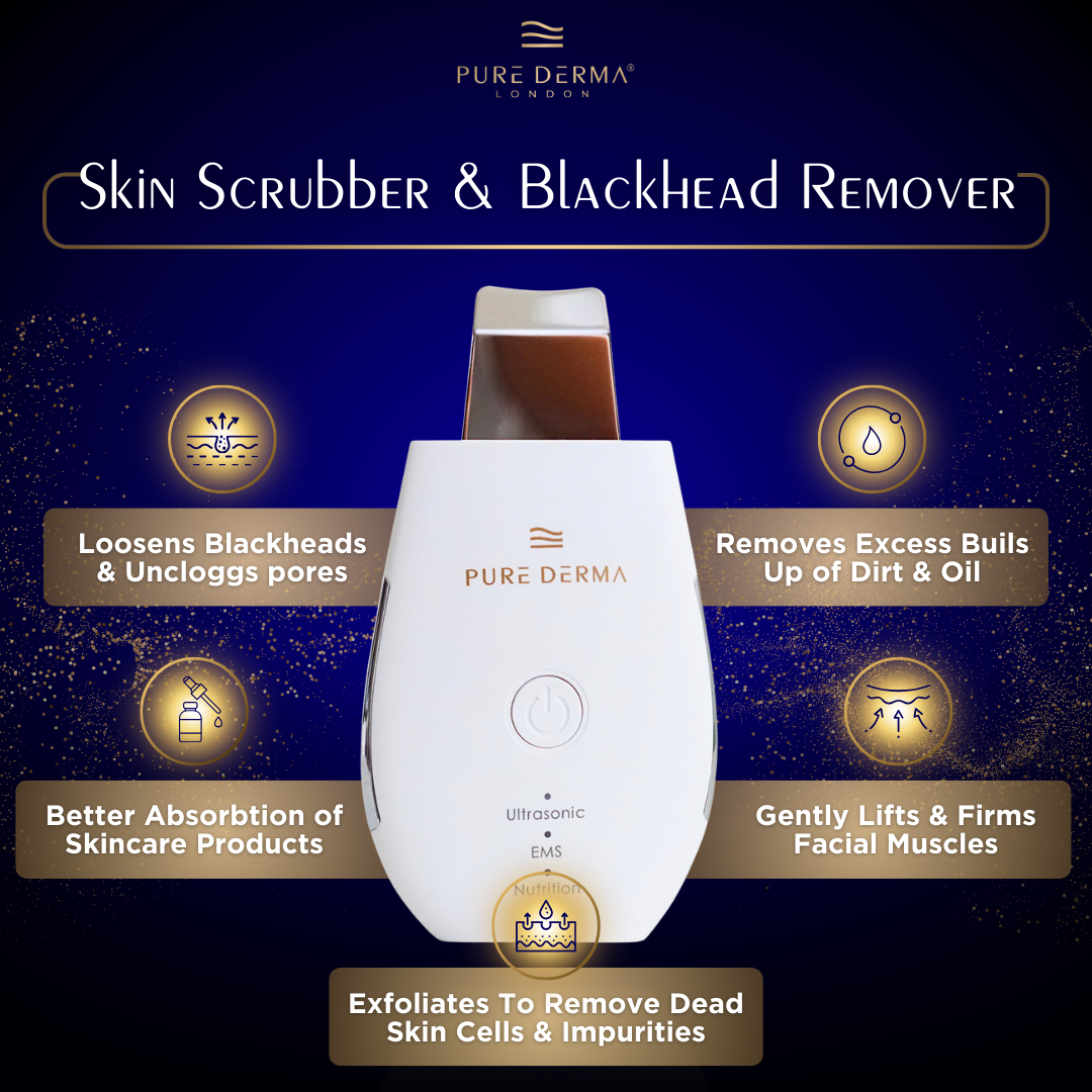 Pure Derma London Skin Care Skin Scrubber & Blackhead Remover