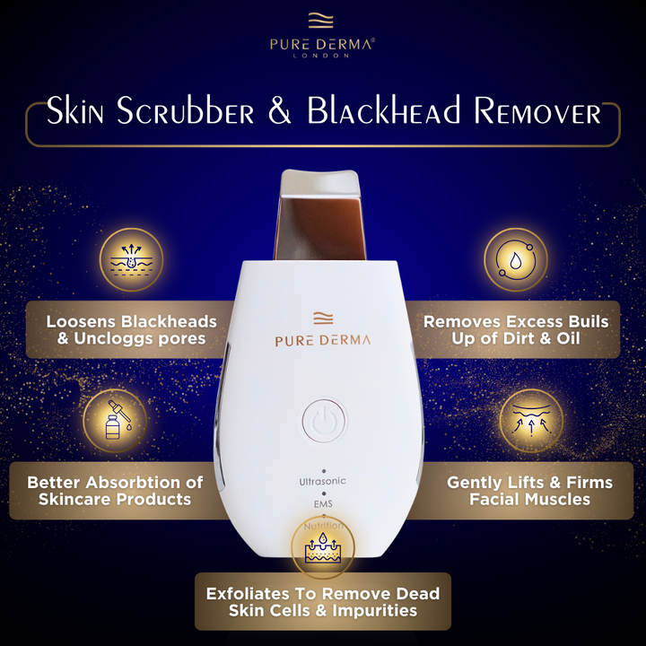 Pure Derma London Skin Care Skin Scrubber & Blackhead Remover