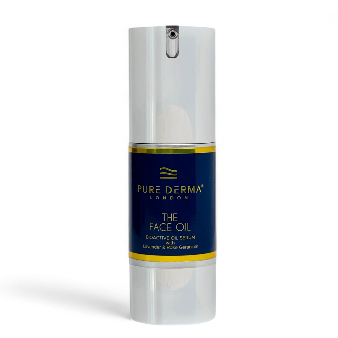 Pure Derma London Skincare 100% Natural Anti-Ageing Face Oil