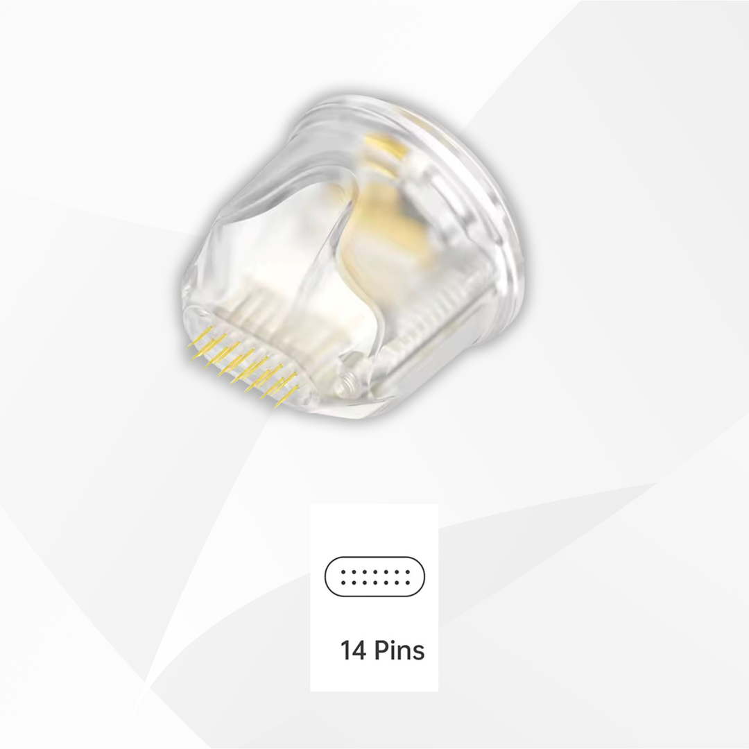 Pure Derma London Skincare 14 PIn Genuine Dr Pen Q2 Bio Pen Microneedling Cartridges (4 Pack) Certified Supplier