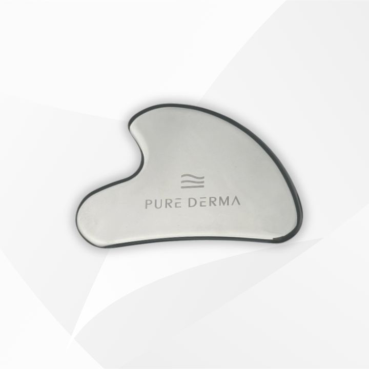 Pure Derma London Skincare Premium Stainless Steel Gua Sha