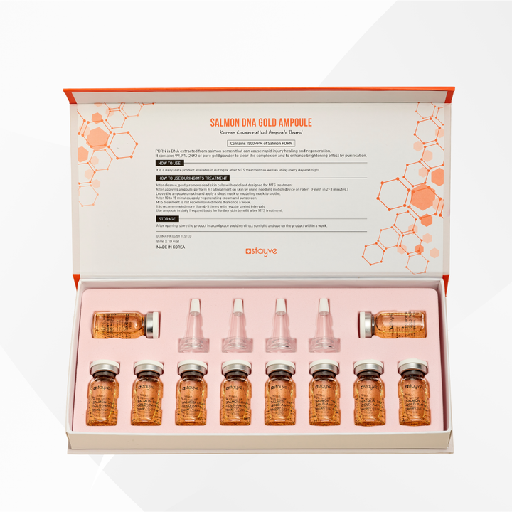 Pure Derma London Skincare Stayve Salmon DNA Gold PDRN Serum