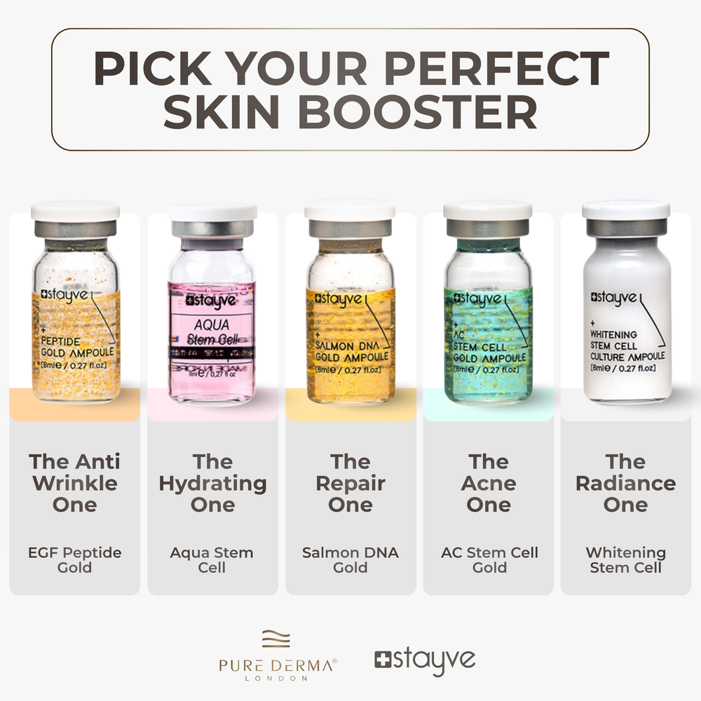 Pure Derma London Skincare Stayve Skin Booster Starter Kit 1