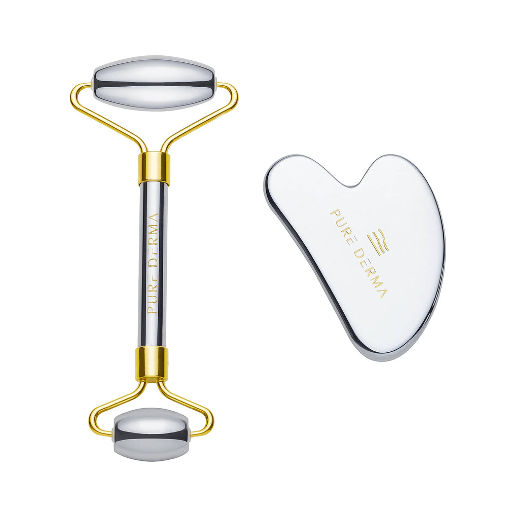 terahertz gua sha face massage roller