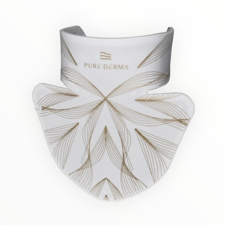 white LED light therapy neck & décolletage mask